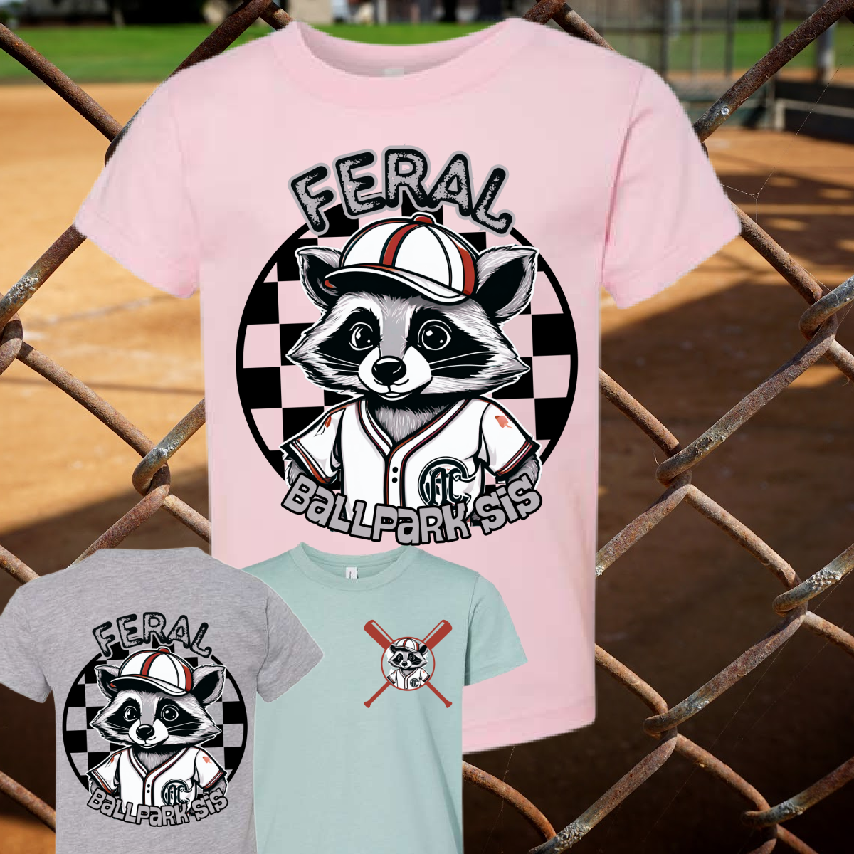 Feral Ballpark Sis Baseball Tee - (Youth)