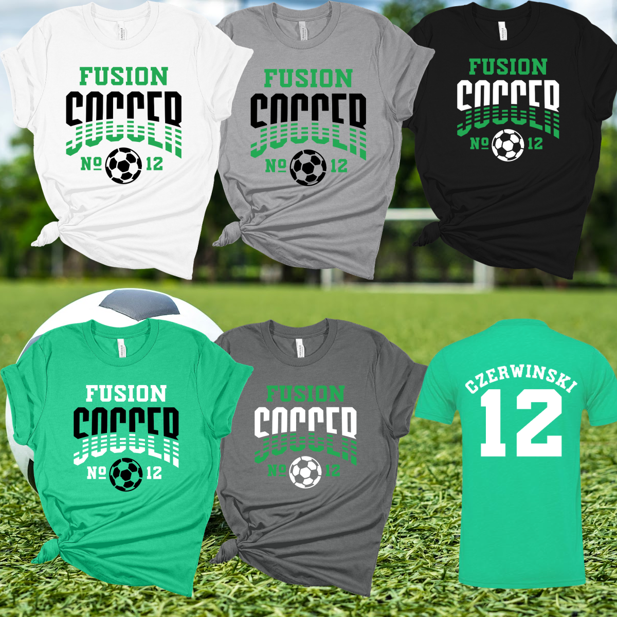 Fusion Soccer Tees - MADE TO ORDER/TWO WEEKS