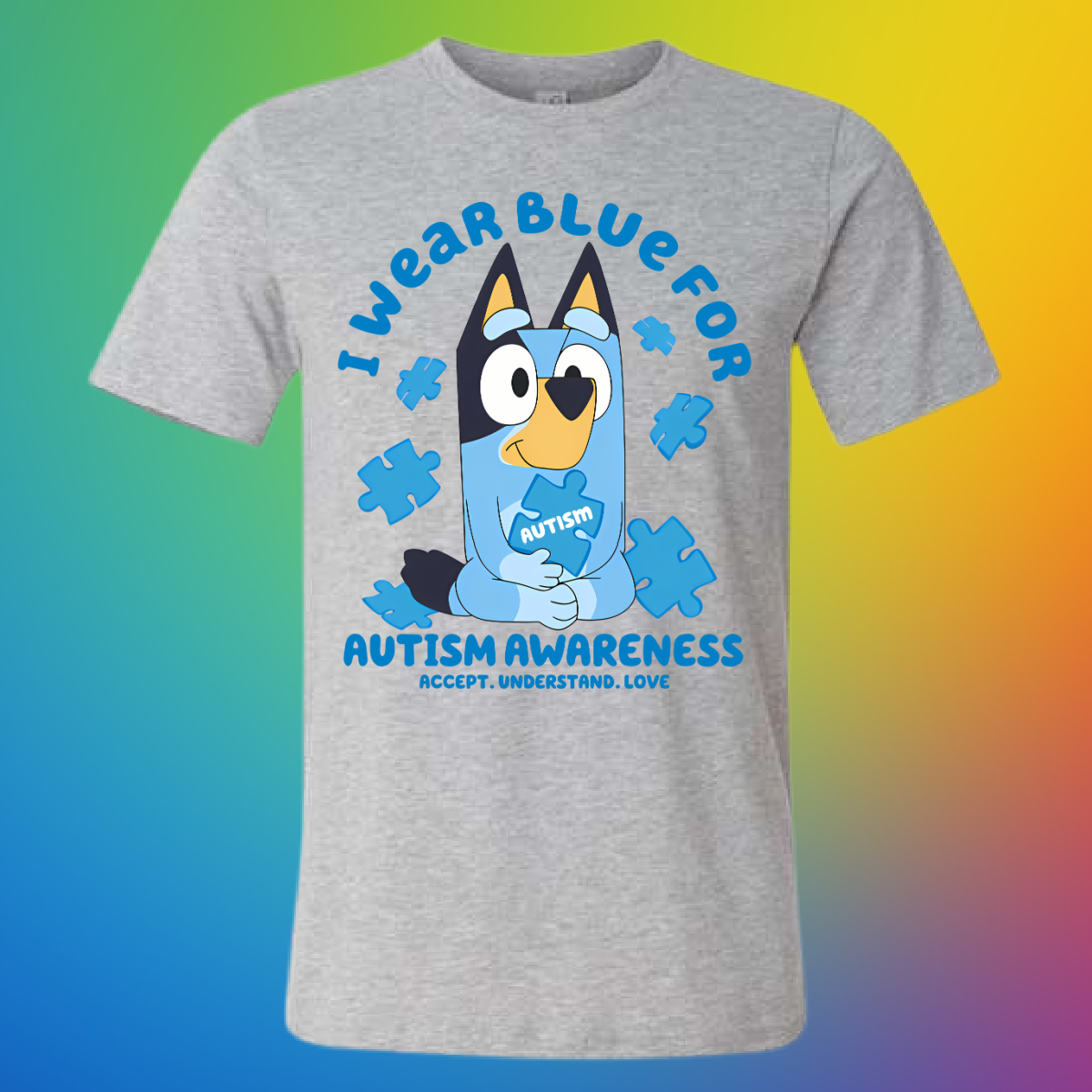 I Wear Blue(y) For Autism Awareness (Adult)