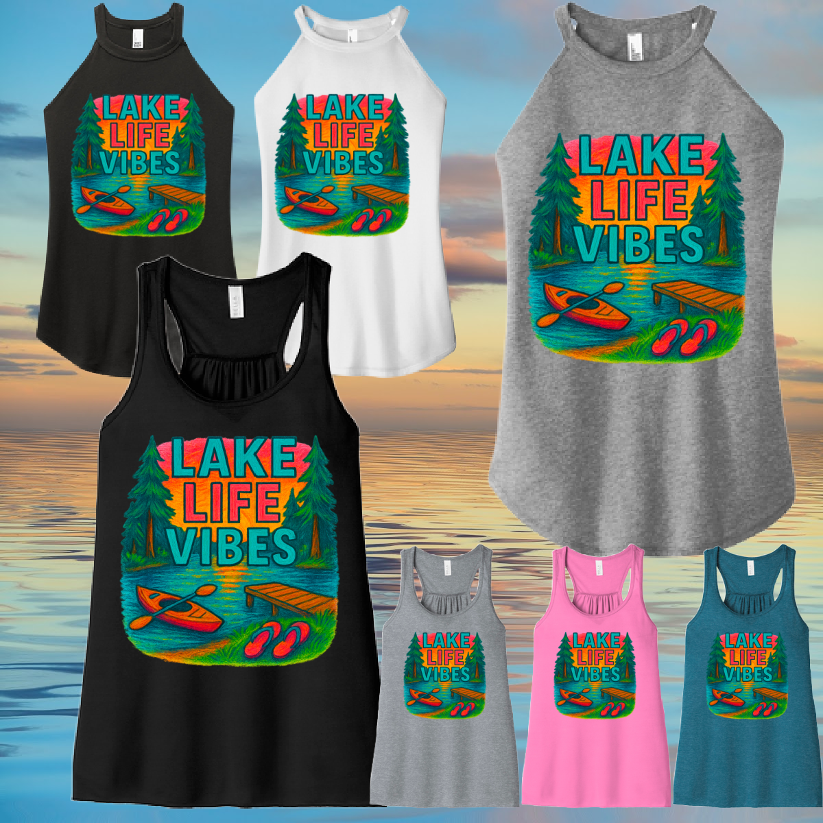 Lake Life Vibes Tank