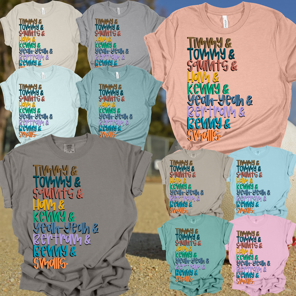 Sandlot Names Tee