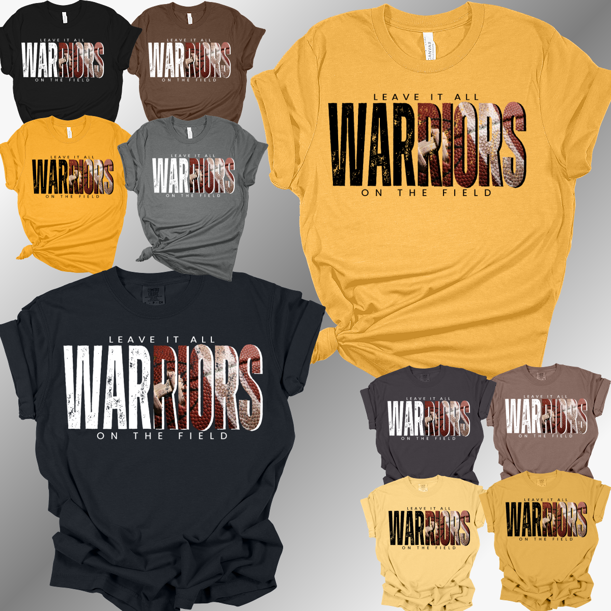 Western Warriors - Leave It All On The Field Football Tee (Adult)