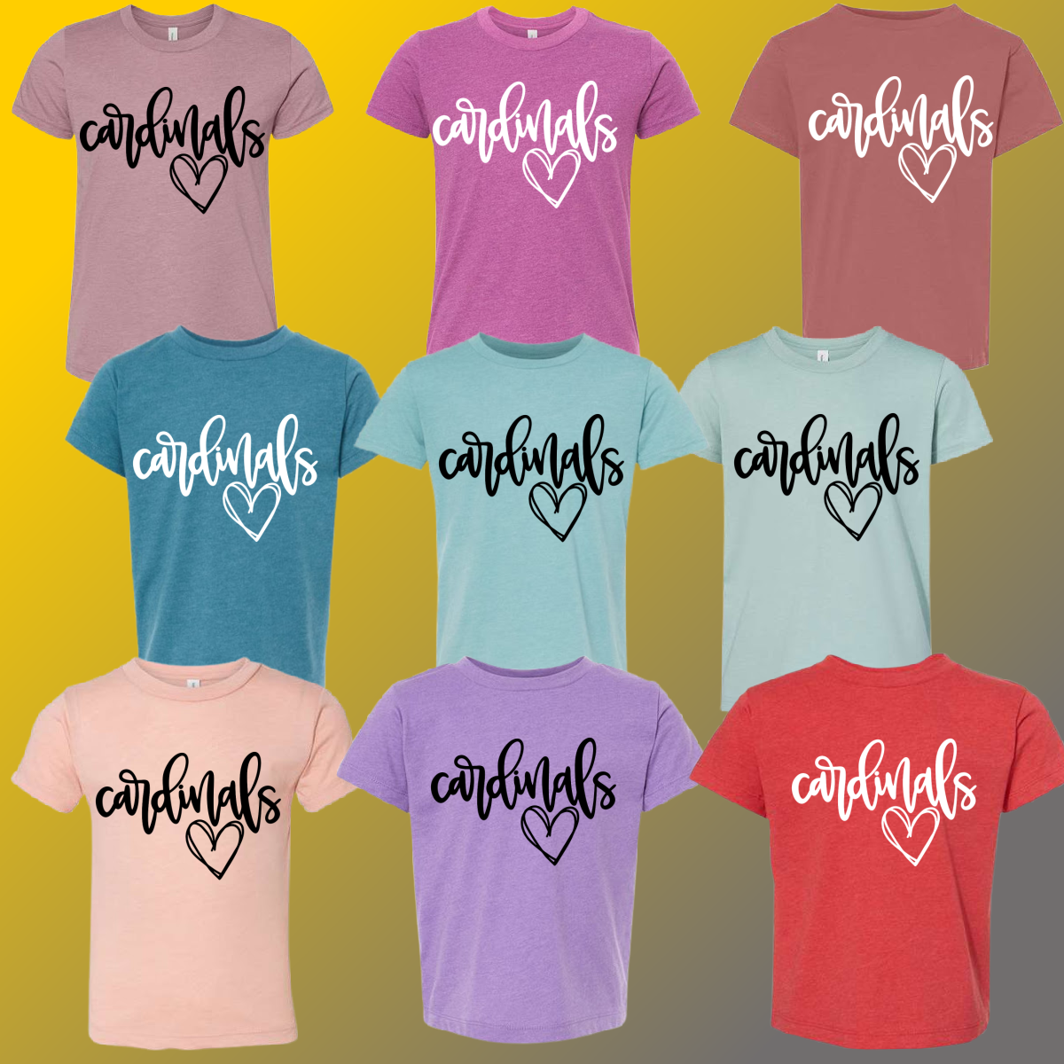 St. John Cardinals - Hand Lettered Tee