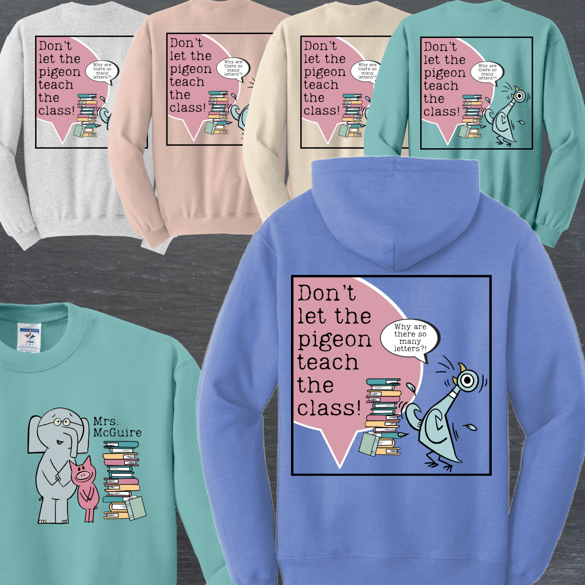 Don't Let Pigeon Teach The Class - Basic Sweatshirt (Adult)