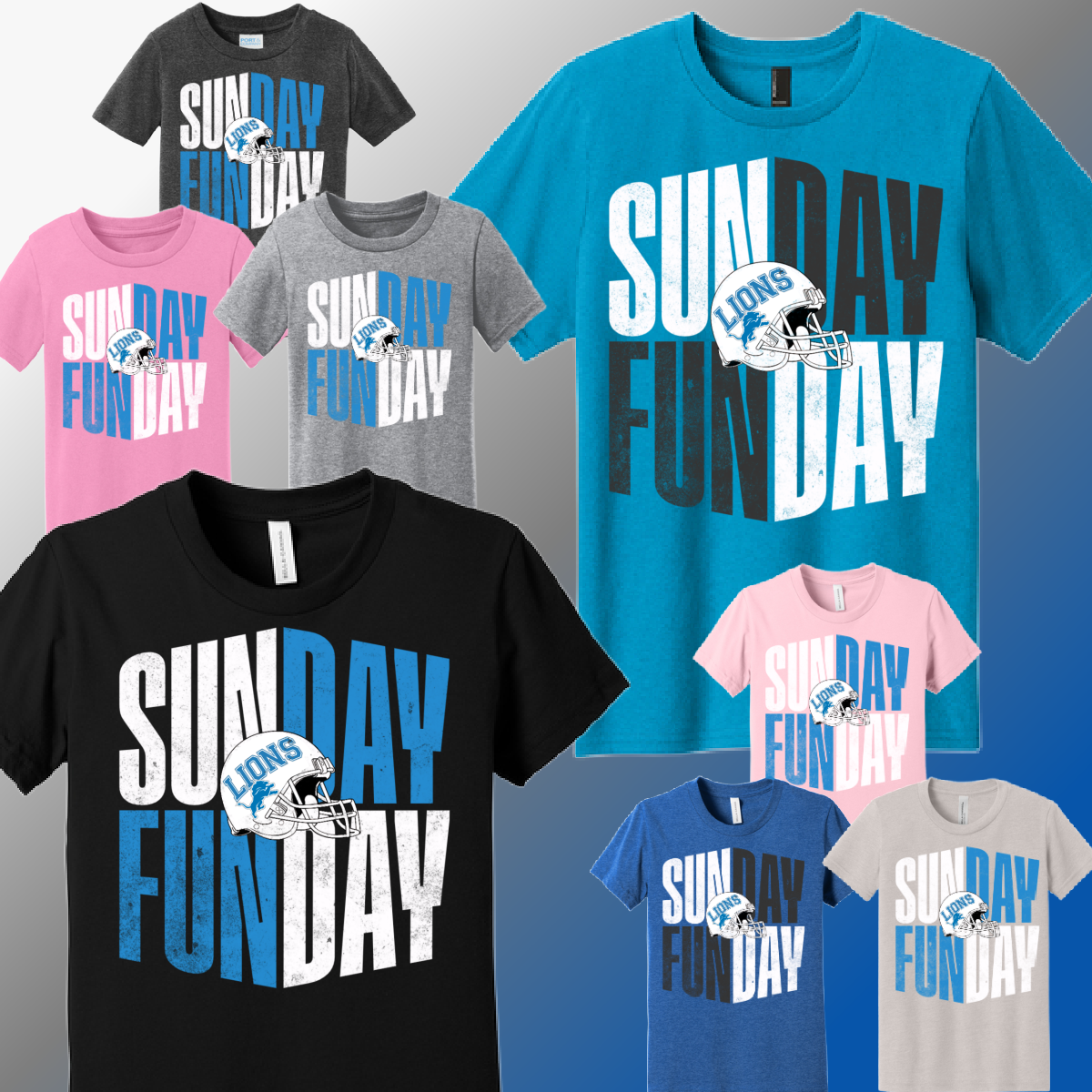 Detroit Football Sunday Funday - Youth Tee