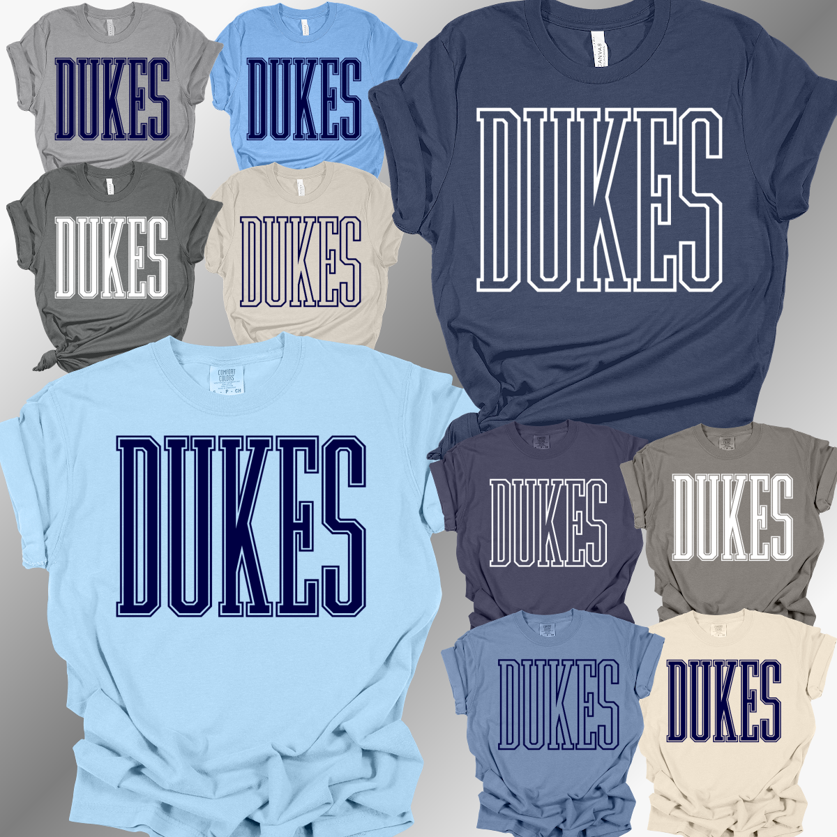 Garber Dukes - Simple Tall Font Tee (Adult)