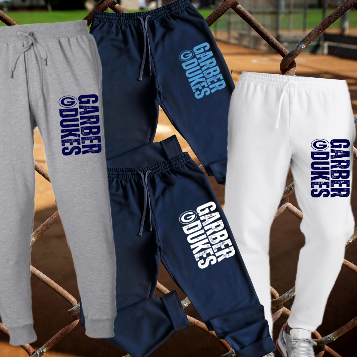 Garber Dukes - Distressed Wording Joggers (Adult)