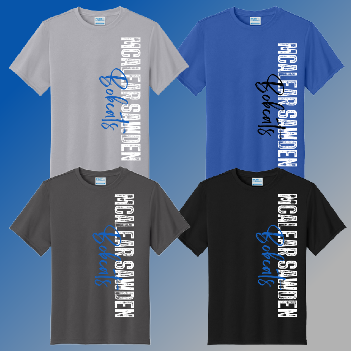 McAlear Sawden Bobcats - Vertical Dri-Fit Tee