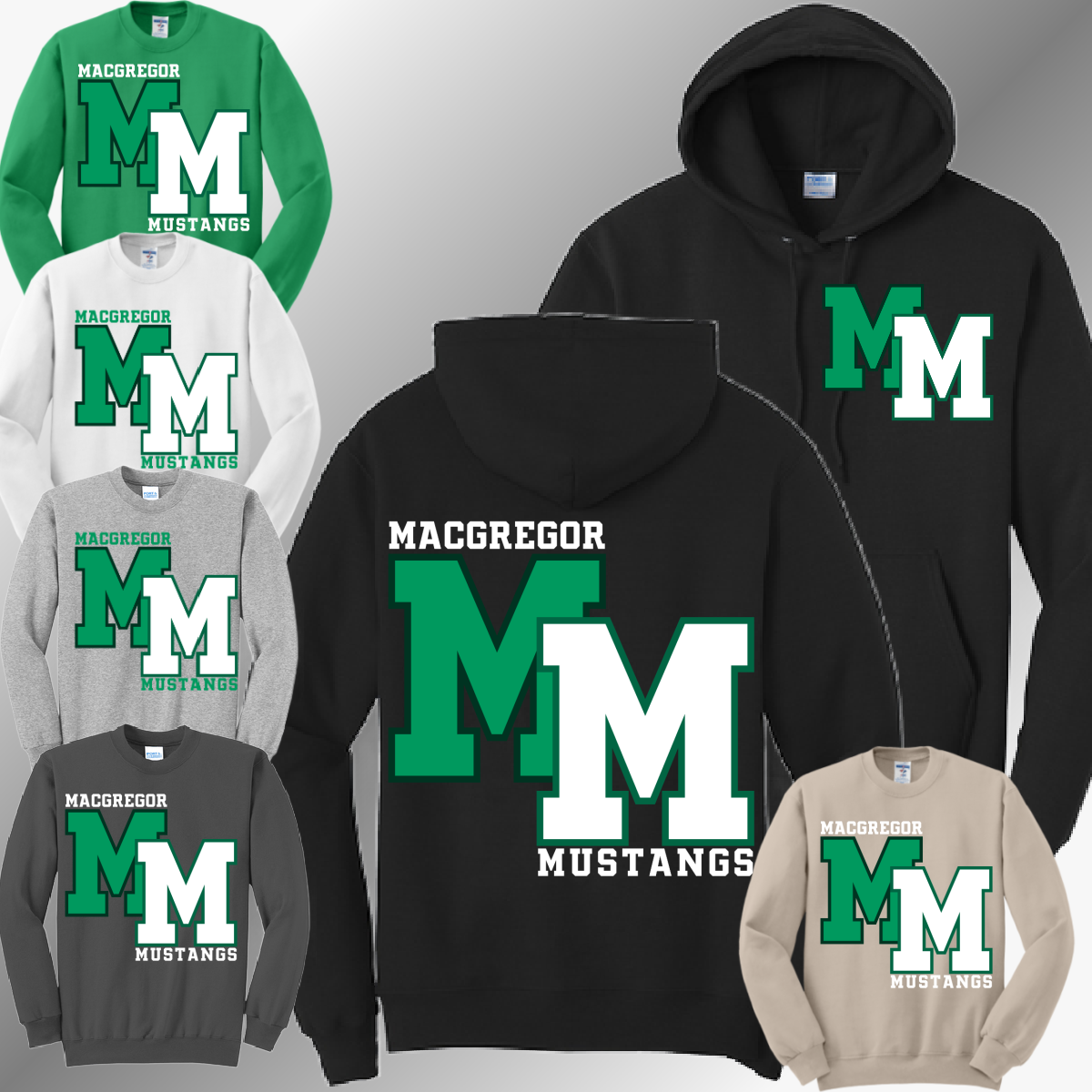MacGregor Mustangs - MM Basic Sweatshirt (Youth & Adult)