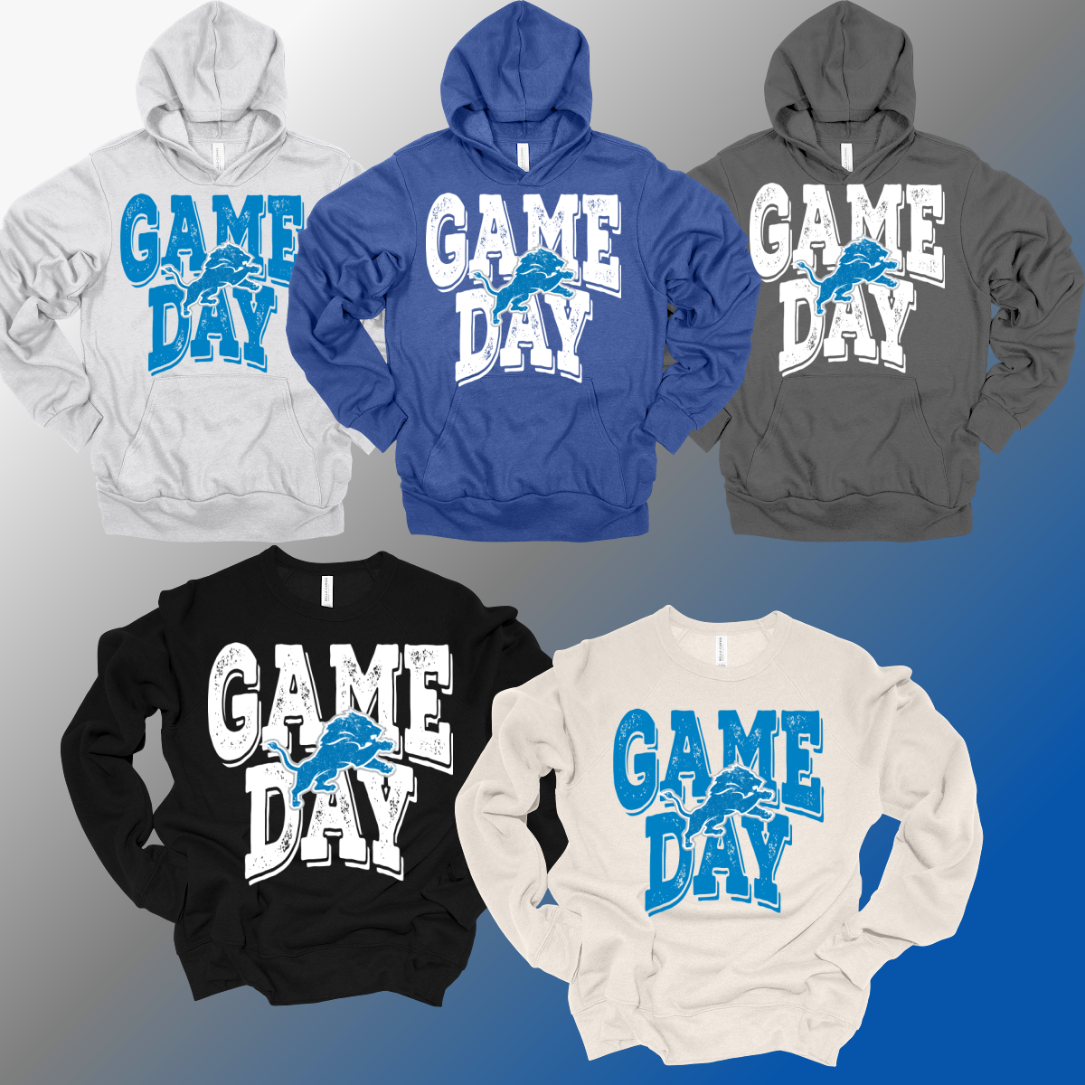 Detroit Football Game Day - Premium Sweatshirt (Adult)