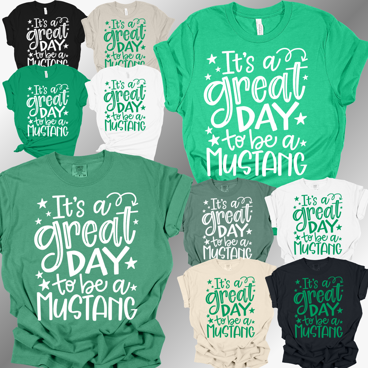 MacGregor Mustangs - It's A Great Day Tee (Adult)