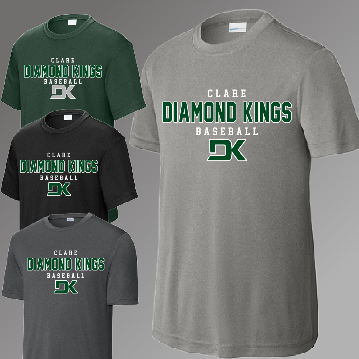 Diamond Kings Baseball - Performance Tee (Youth & Adult)