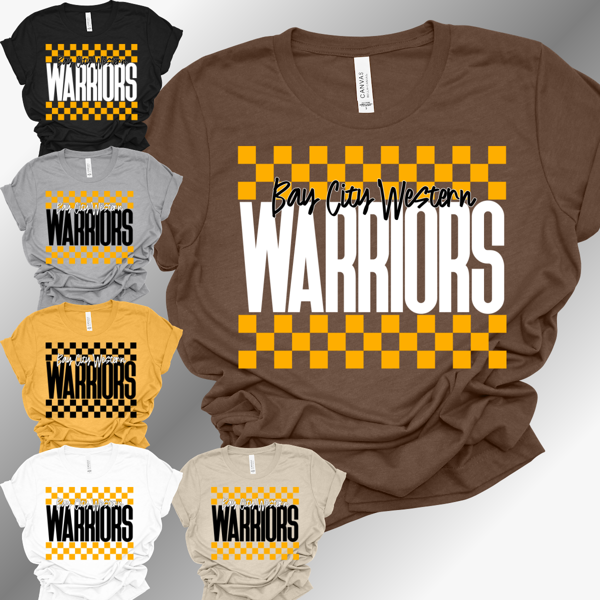 Bay City Western Warriors - Bella Canvas Tee (Toddler, Youth, Adult)