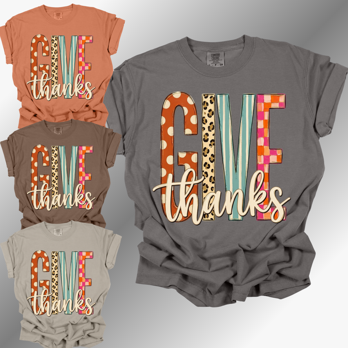 Give Thanks - Comfort Colors Tee