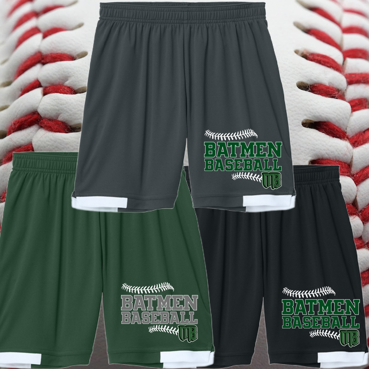 Michigan Batmen - Stitches Logo Performance Shorts