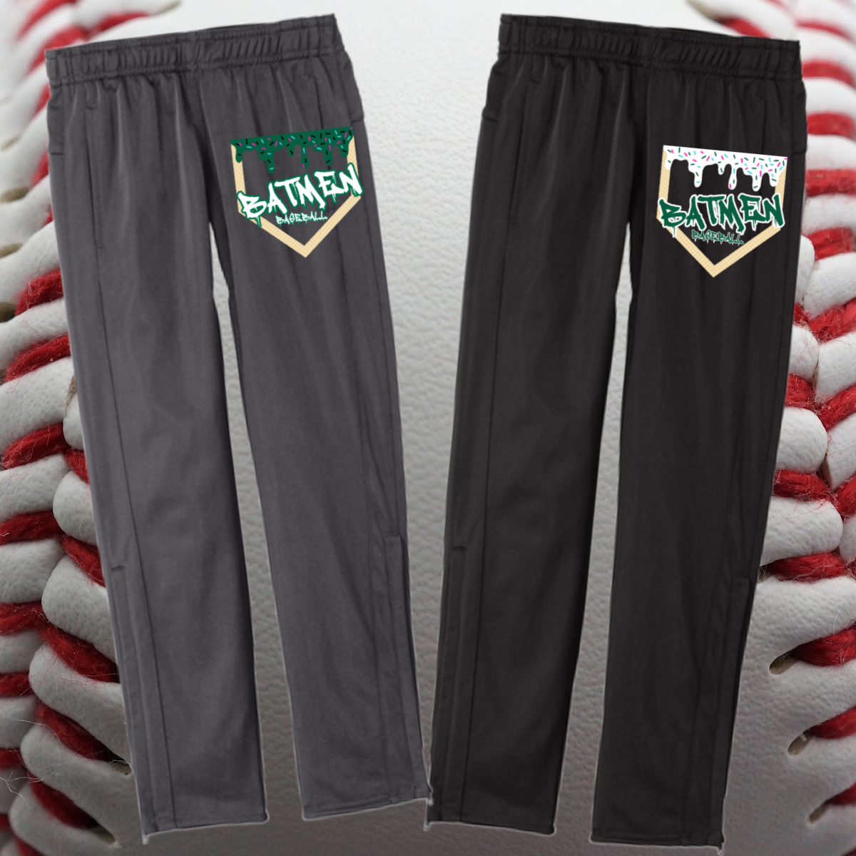 Michigan Batmen - Homeplate Ice Cream Drip Tricot Performance Jogger