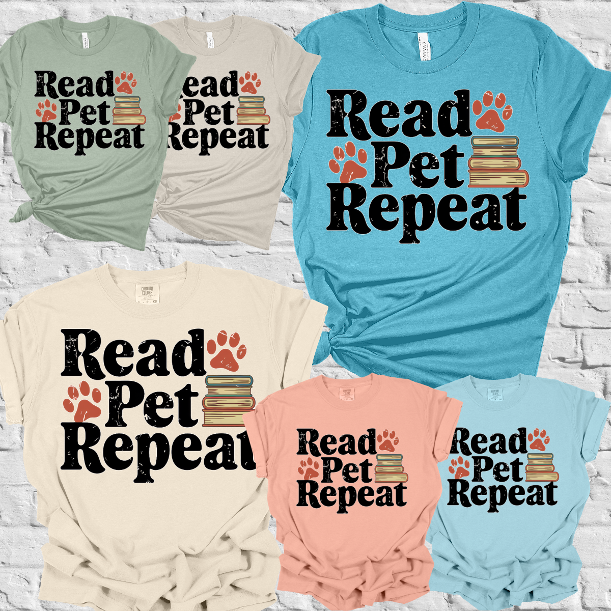 Read Pet Repeat Tee