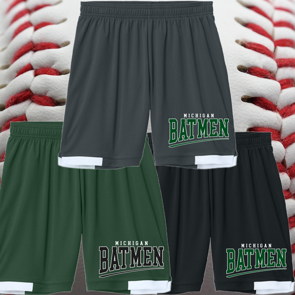Michigan Batmen - Swoosh Logo Performance Shorts
