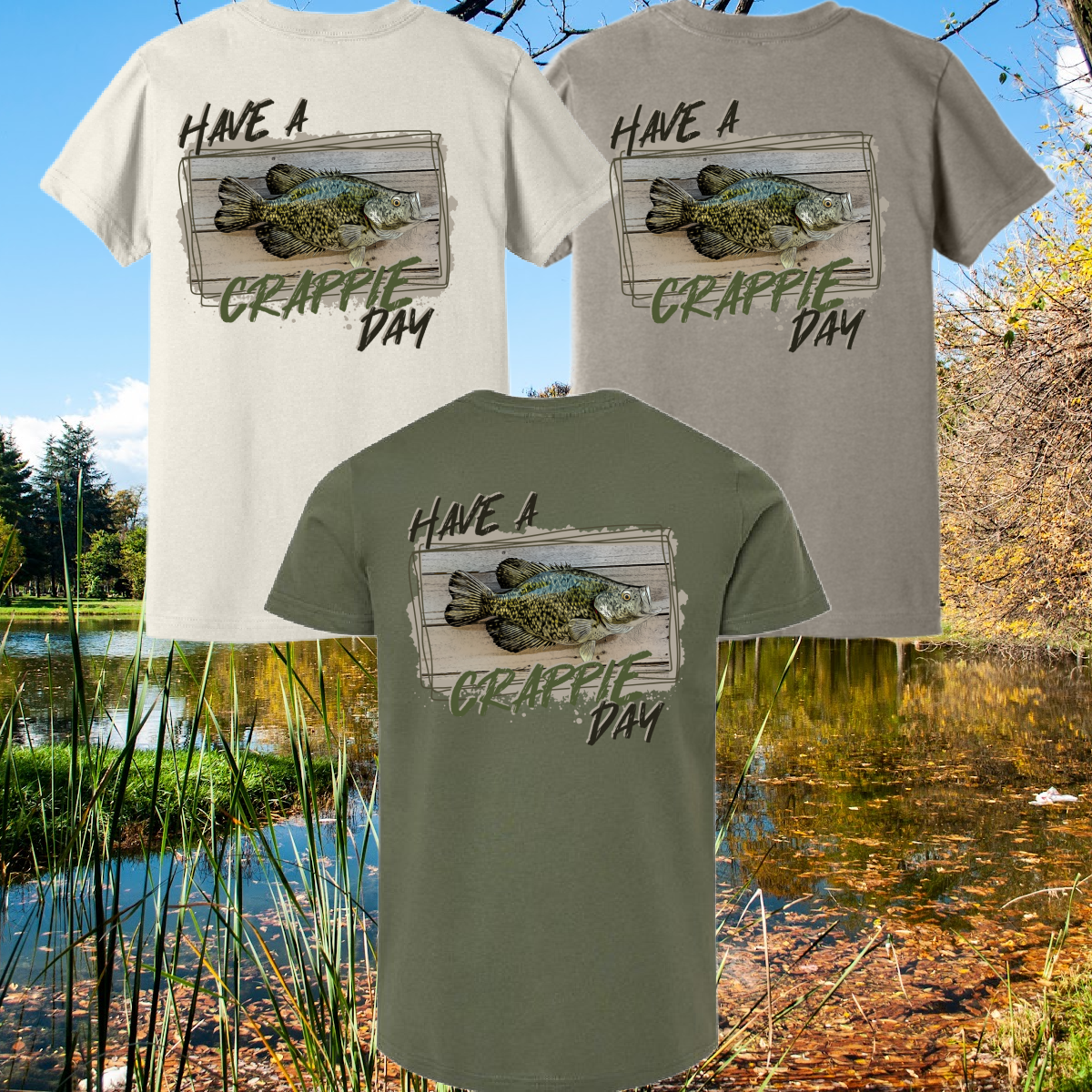 Great Lakes Boys - Have A Crappie Day Premium Tee (Toddler, Youth & Adult)
