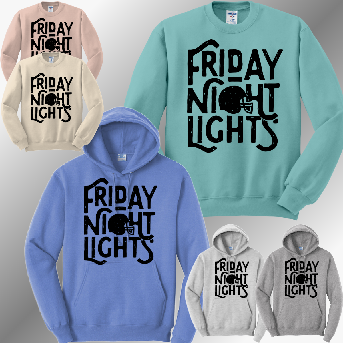 Football - Friday Night Lights Sweatshirt (Black Ink)
