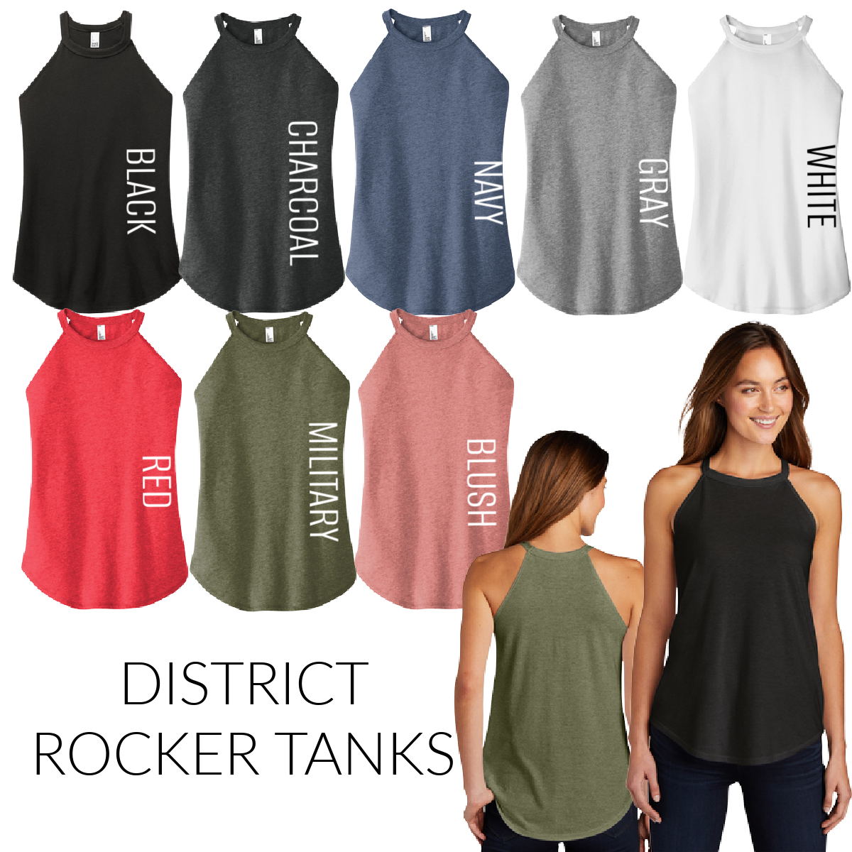 Baseballs & F-Bombs Rocker Tank