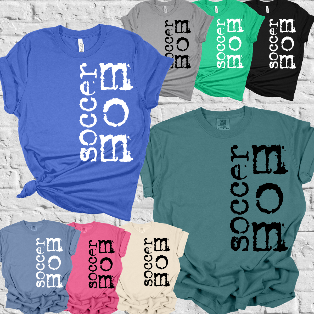 Soccer Mom Vintage Typography Tee