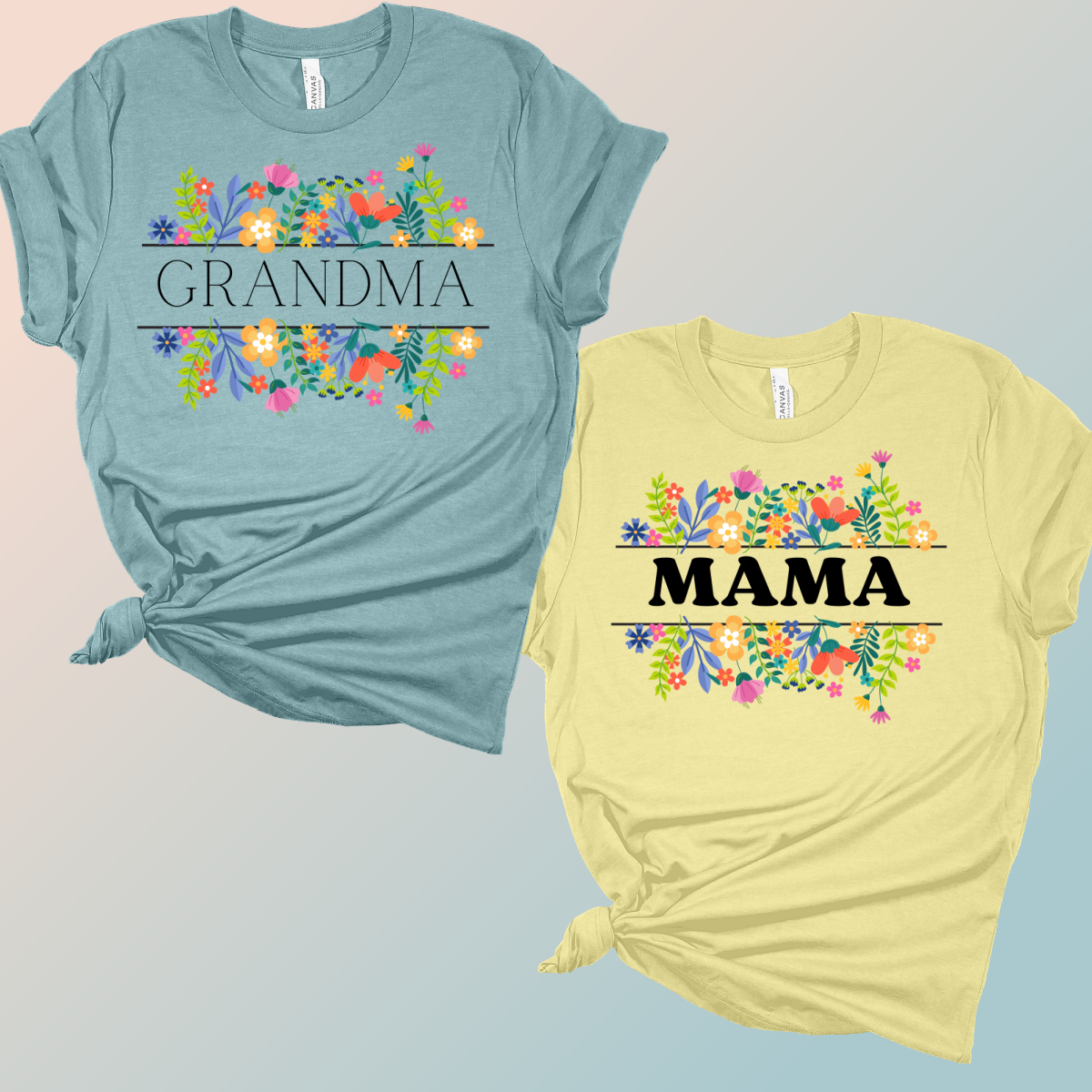 Floral Border (Mother's Day) - Customize with ANY name