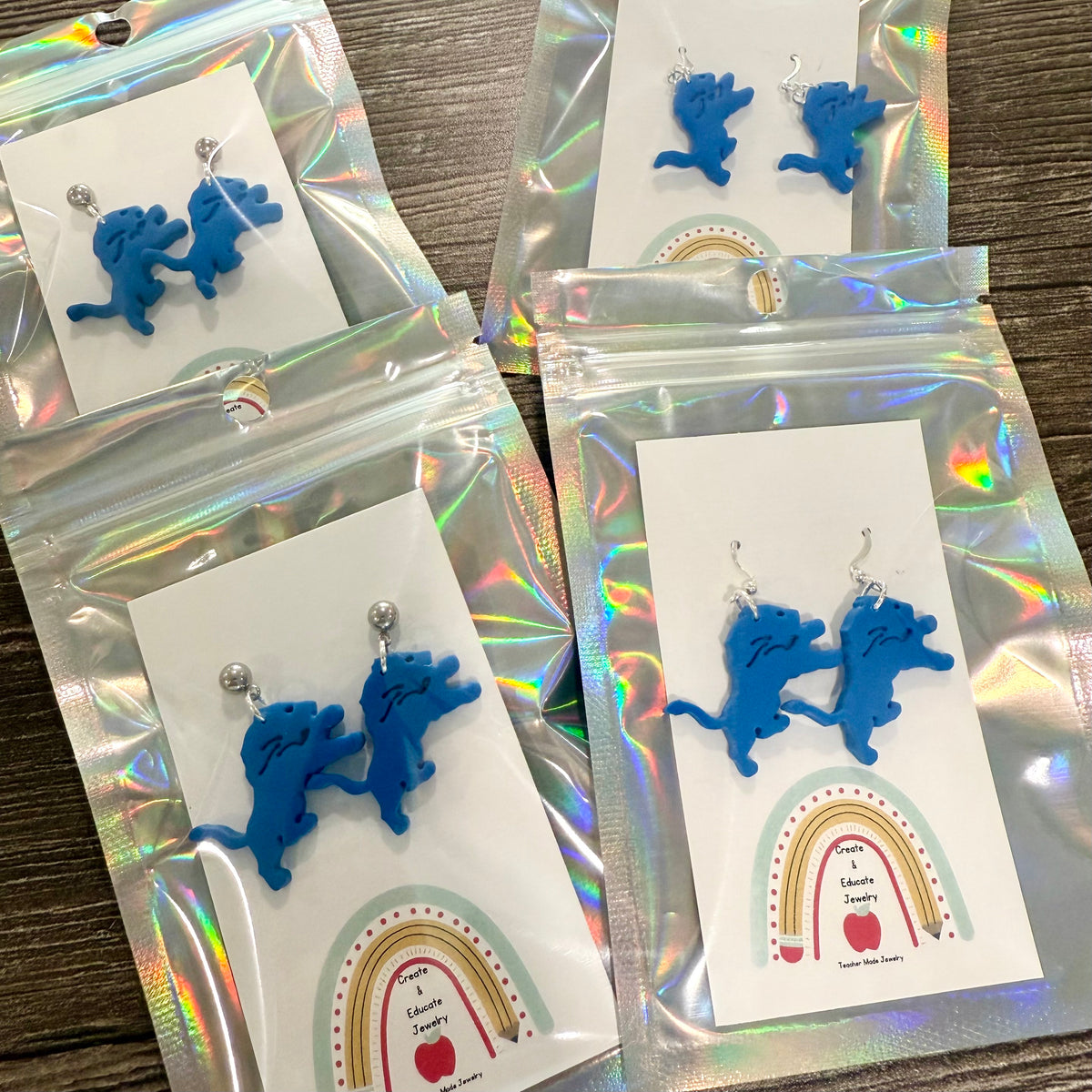 Detroit Football - Earrings