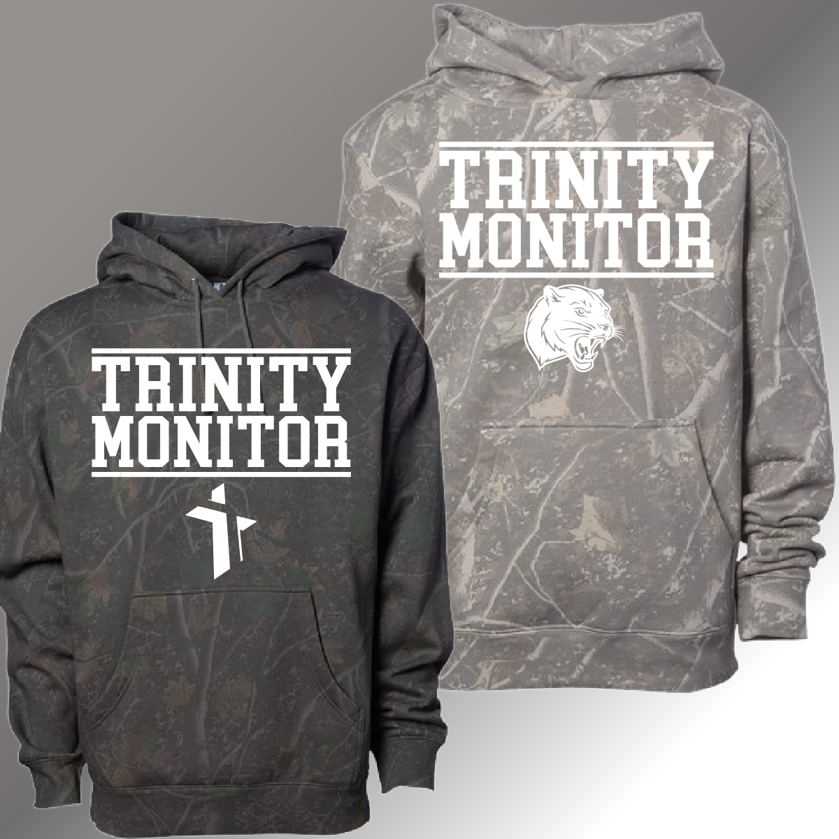 Trinity Monitor Panthers -  Deadwood Camouflage Hoodie (Youth & Adult)
