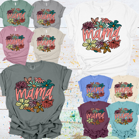 Mama Floral Tee