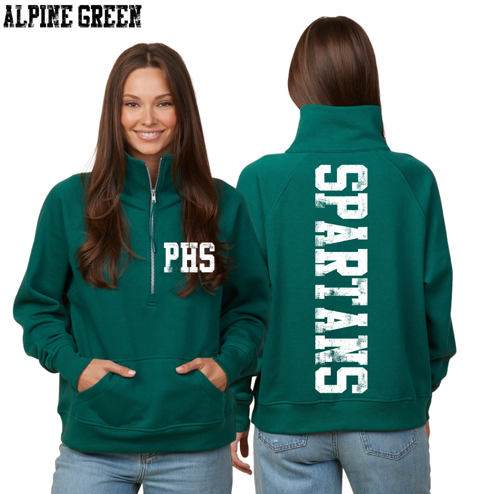Spirit Wear - Boxy 1/4 Zip Crewneck (Youth & Adult)