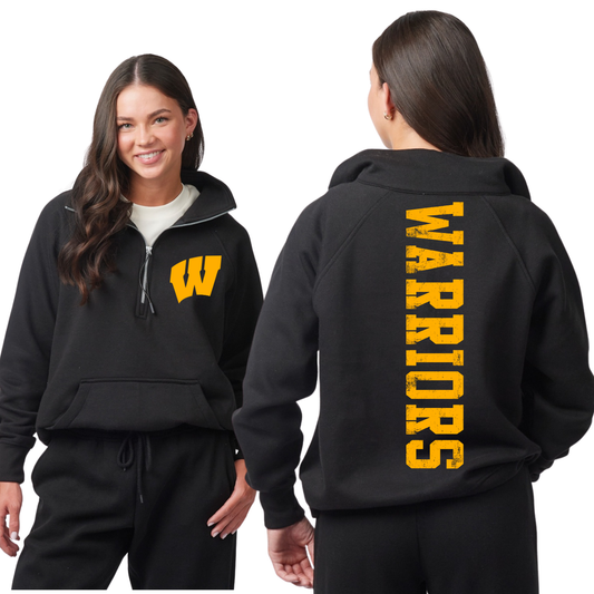 Bay City Western Warriors - 1/4 Zip Crewneck (Youth & Adult)