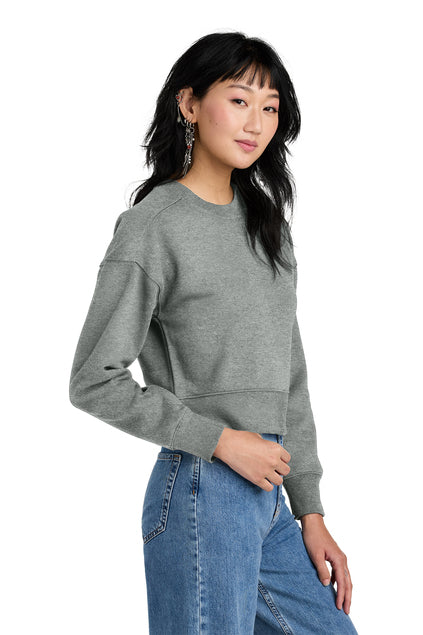 Detroit Football Offset - Cropped Sweatshirt (Adult)