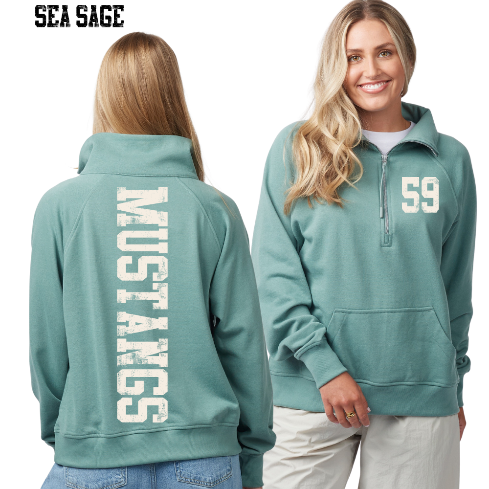 Spirit Wear - Boxy 1/4 Zip Crewneck (Youth & Adult)