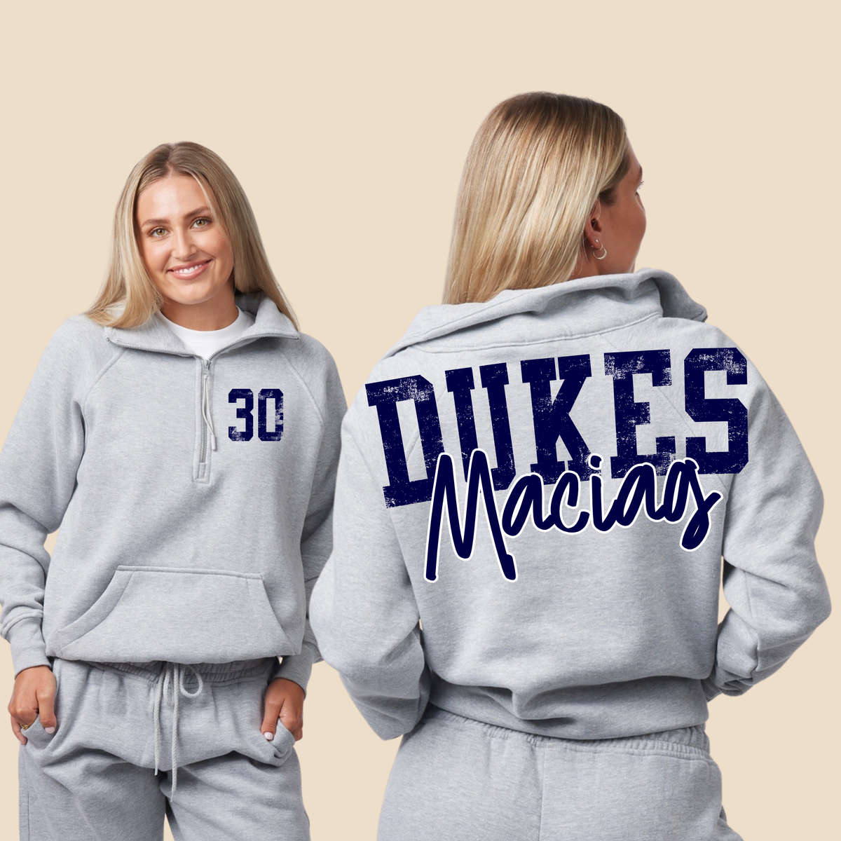 Garber Dukes - 1/4 Zip Crewneck (Youth & Adult)