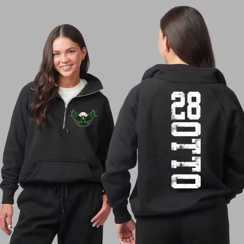 Freeland Firehawks Baseball - 1/4 Zip Crewneck (Youth & Adult)