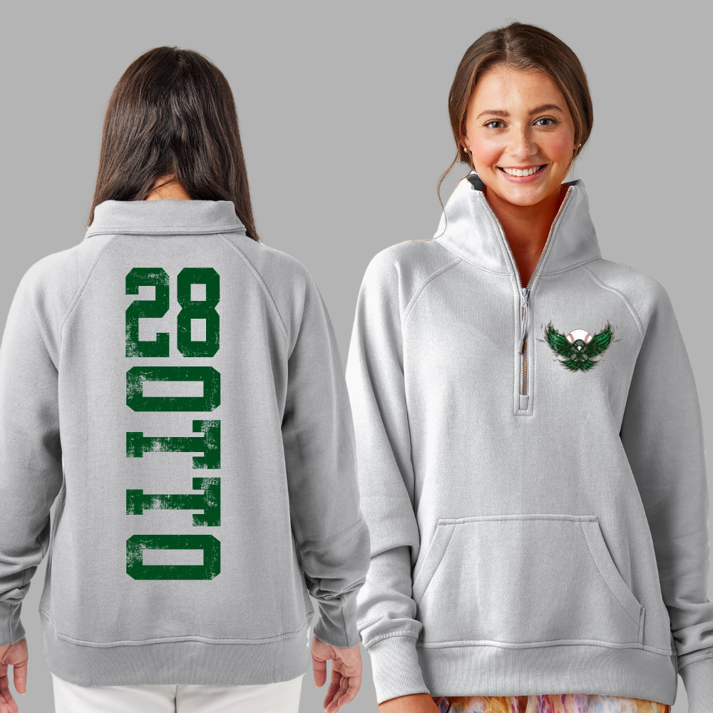 Freeland Firehawks Baseball - 1/4 Zip Crewneck (Youth & Adult)