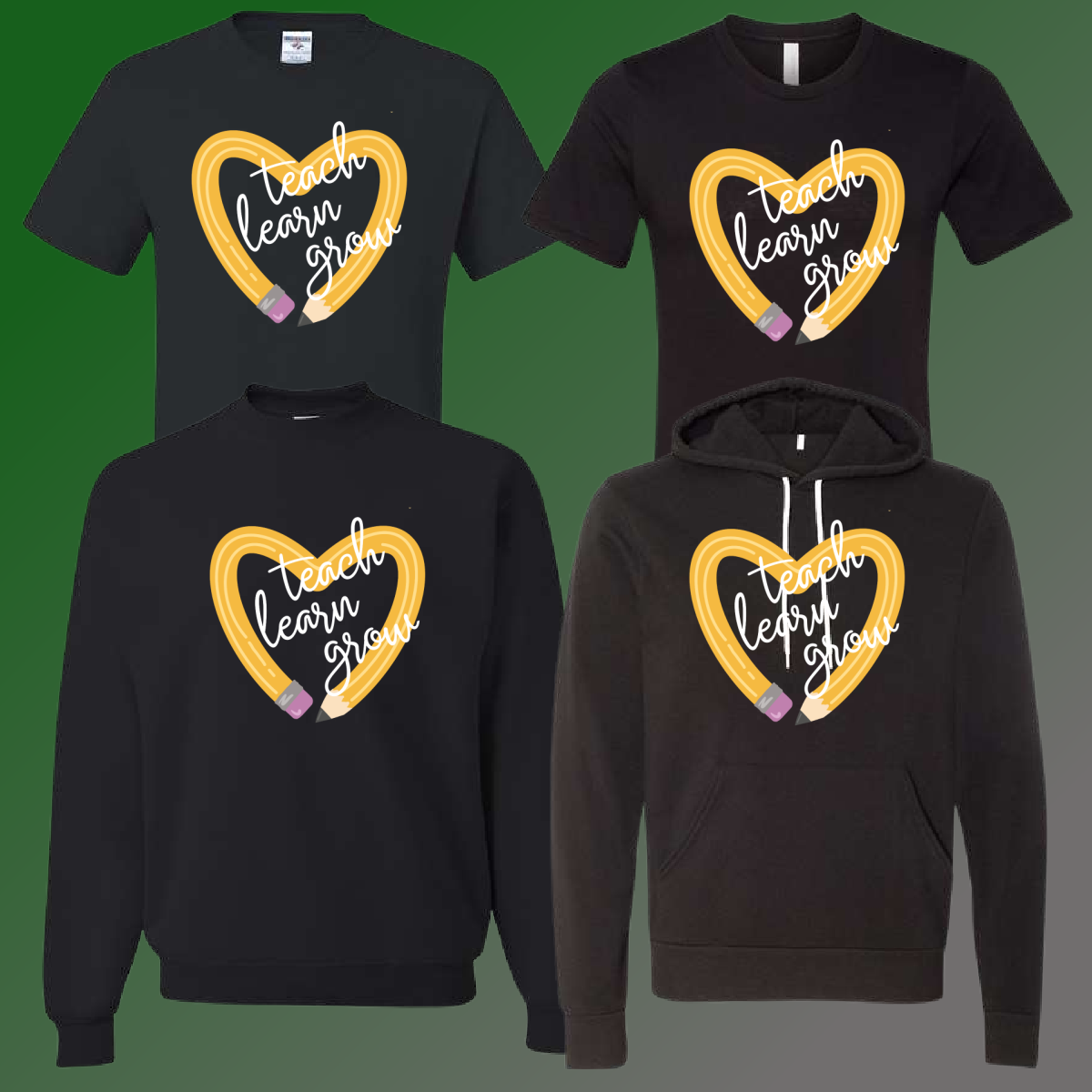 MacGregor Mustangs Teacher Tees - Option 1 - Black