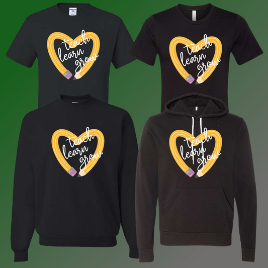 MacGregor Mustangs Teacher Tees - Option 1 - Black