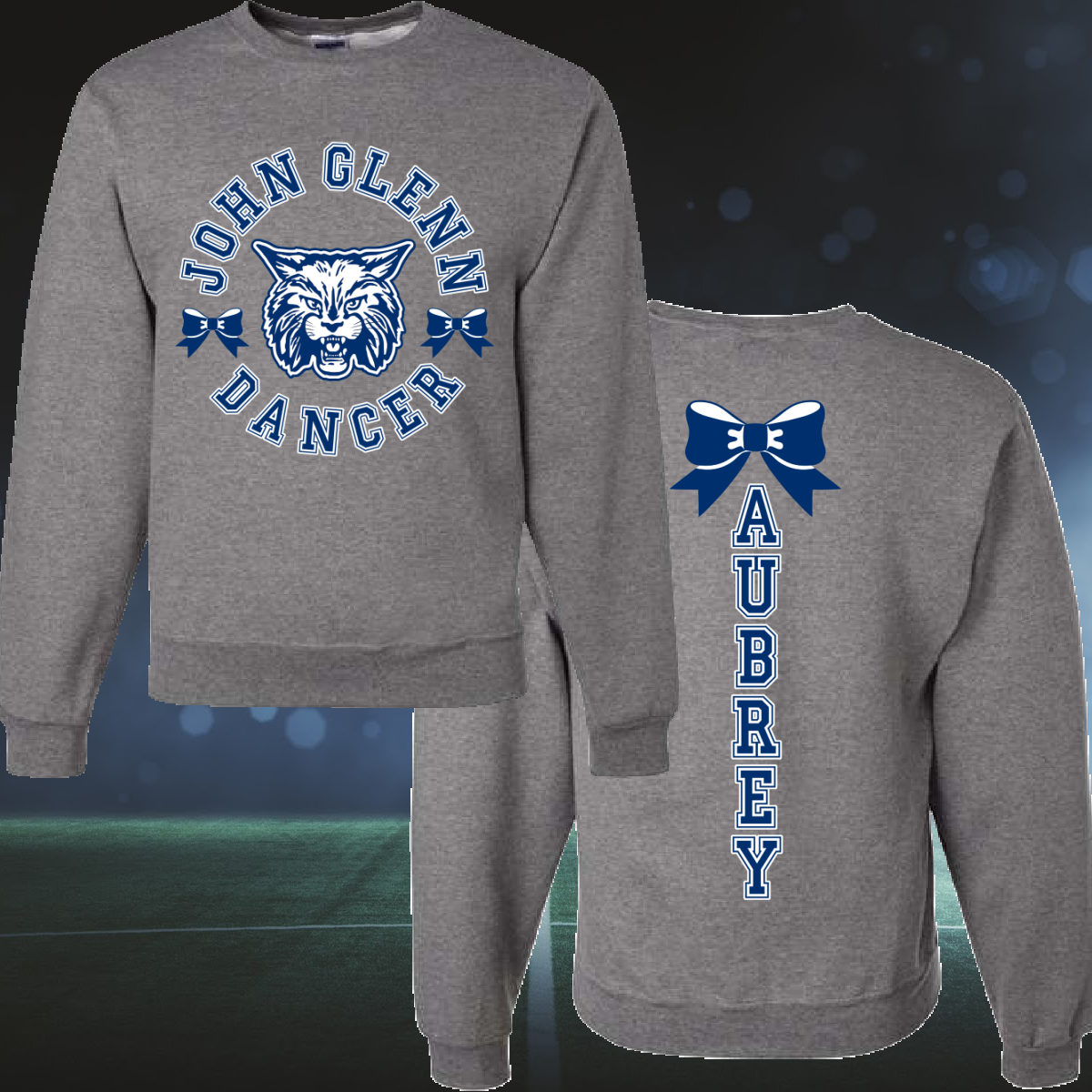 John Glenn Dance Team - Personalized Sweatshirt (Youth & Adult) - MADE TO ORDER/TWO WEEKS