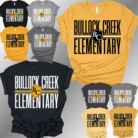 Bullock Creek Elementary Lancers - School Name Tee (Adult)