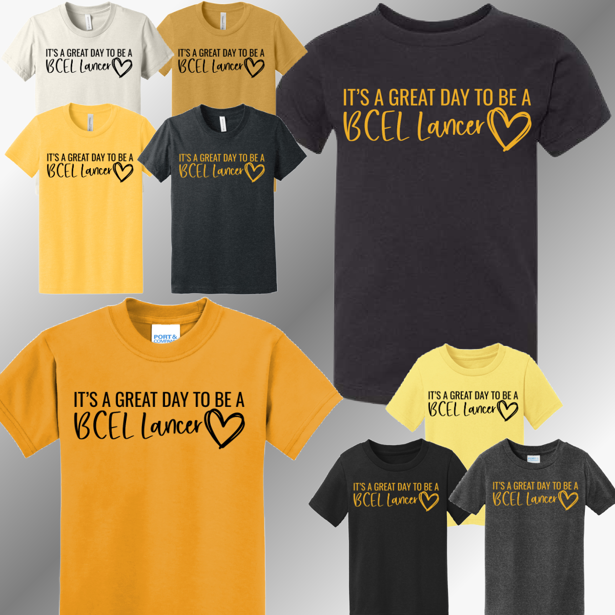 Bullock Creek Elementary Lancers - It's A Great Day Tee (Youth)
