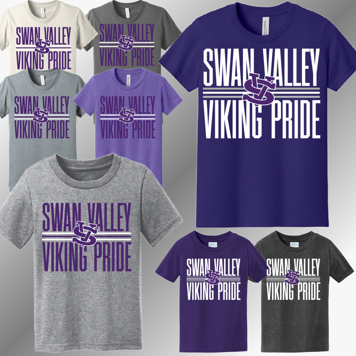 Swan Valley Vikings - School Name Tee (Youth)