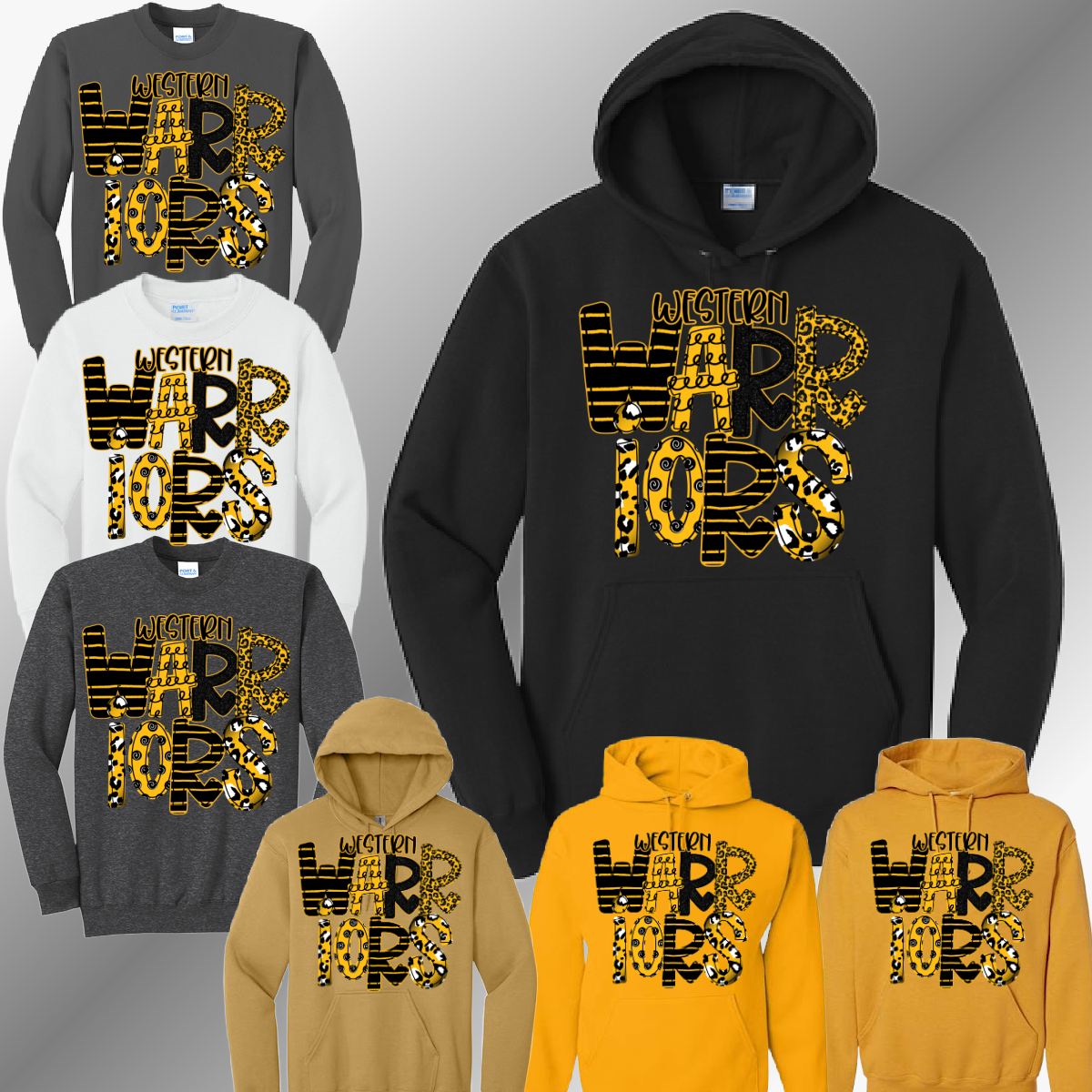 Western Warriors - Spirit Font Basic Sweatshirt (Adult)