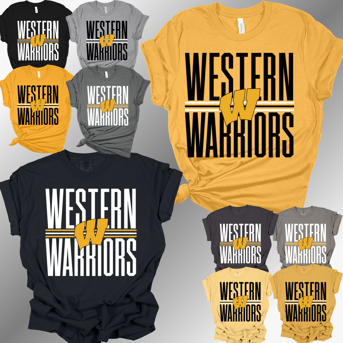 Western Warriors - School Name Tee (Adult)