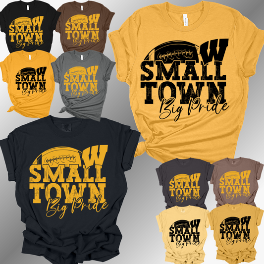 Western Warriors - Small Town Big Pride Football Tee