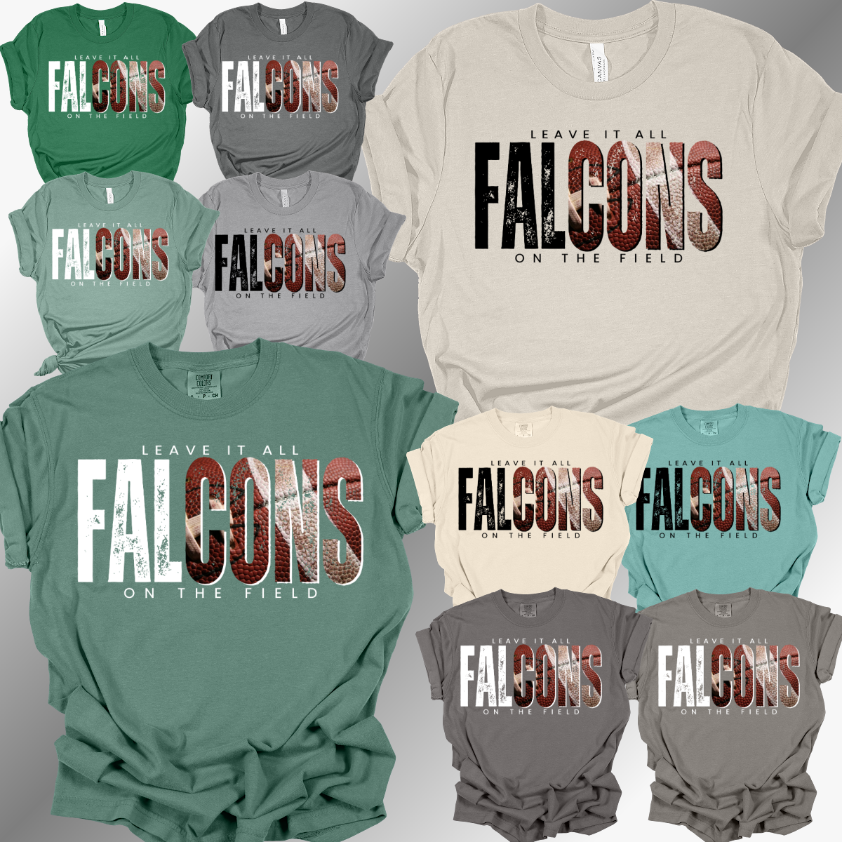 Freeland Falcons - Leave It All On The Field Football Tee (Adult)
