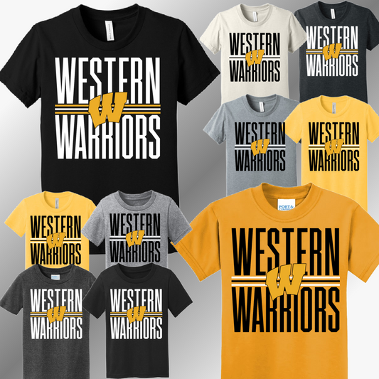 Western Warriors - School Name Tee (Youth)