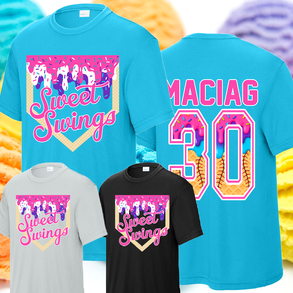 Sweet Swings/Fall Ball - Dri Fit Tee