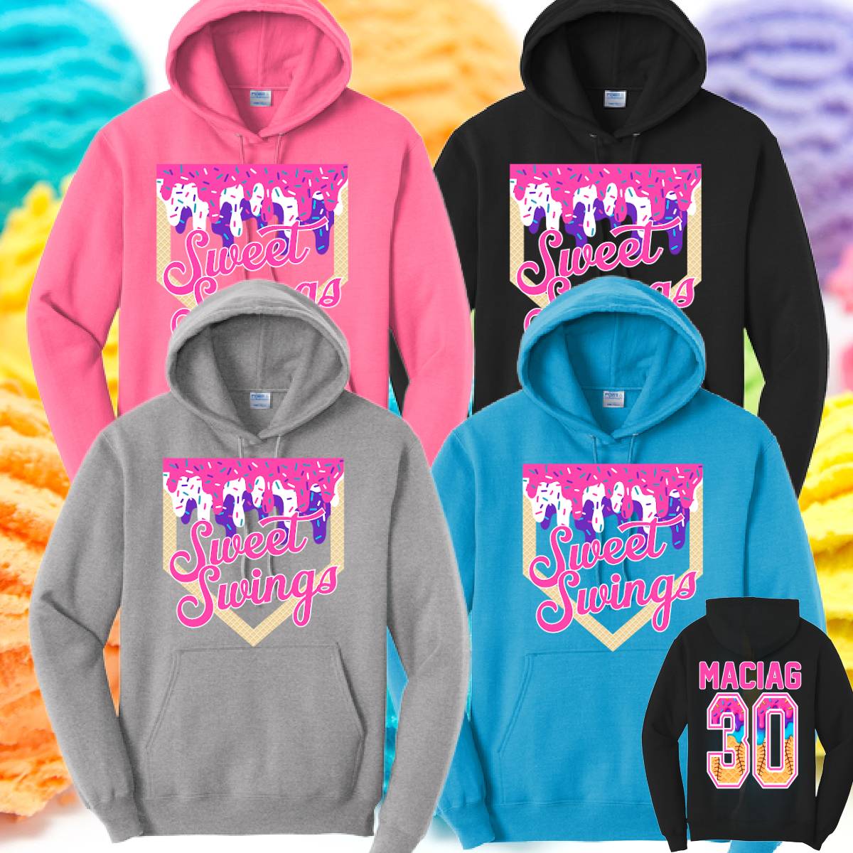 Sweet Swings/Fall Ball - Hoodie